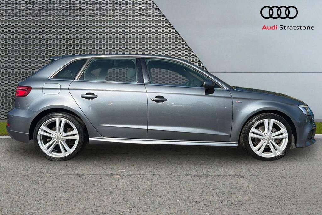 Audi A3 30 Tdi 116 S Line S Tronic 2018 MJ68LWM Grey #4