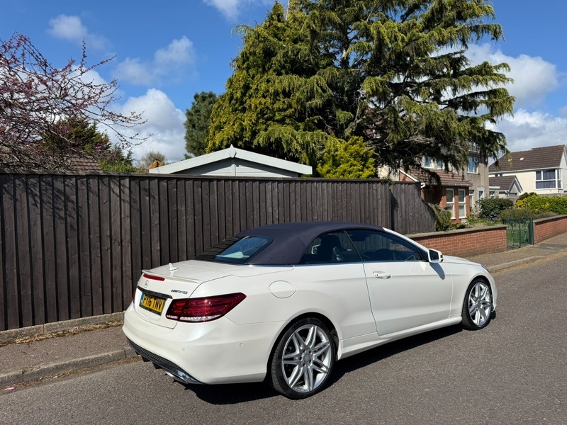 Mercedes-Benz E Class E 350 D Amg White #3