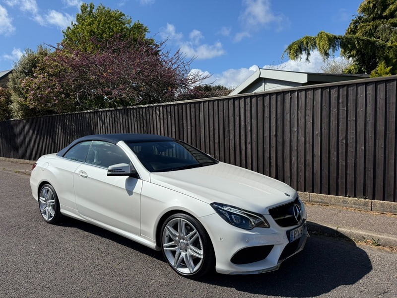 Mercedes-Benz E Class E 350 D Amg White #4