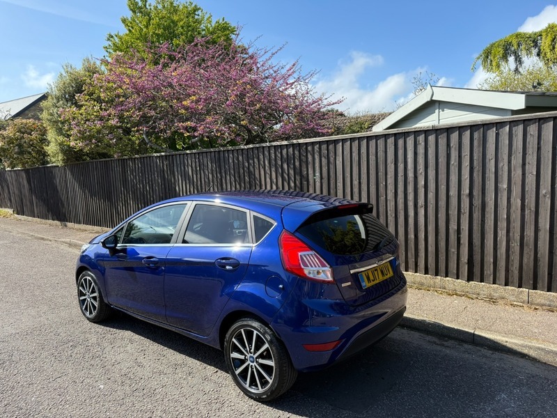 Ford Fiesta Titanium WJ17WUV Blue #5