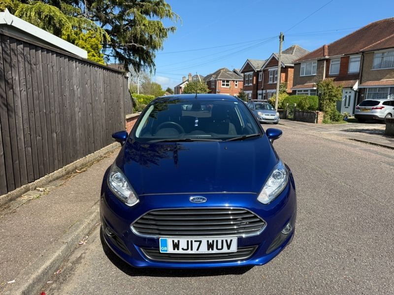 Ford Fiesta Titanium WJ17WUV Blue #6