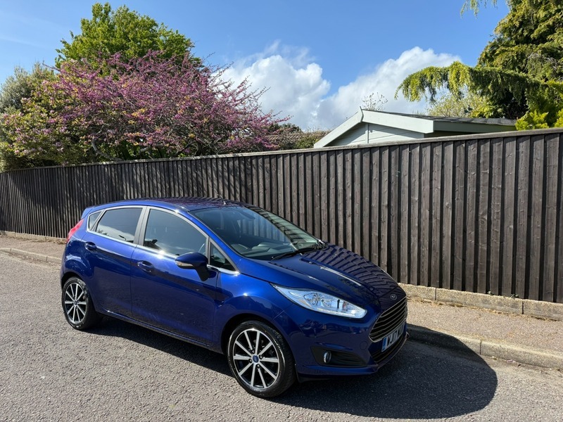 Ford Fiesta Titanium WJ17WUV Blue #3