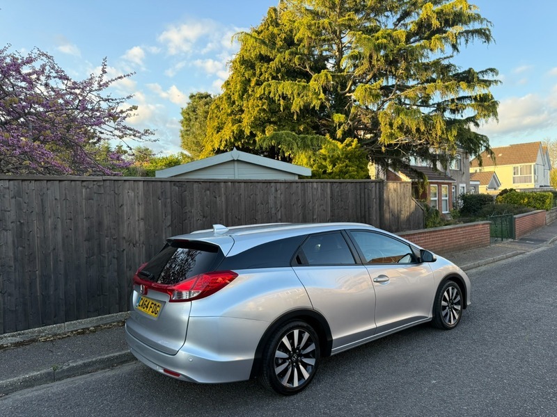 Honda Civic I-vtec Sr Tourer Silver #3