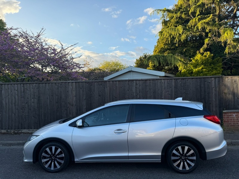 Honda Civic I-vtec Sr Tourer Silver #5