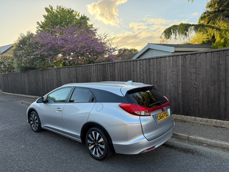 Honda Civic I-vtec Sr Tourer Silver #6