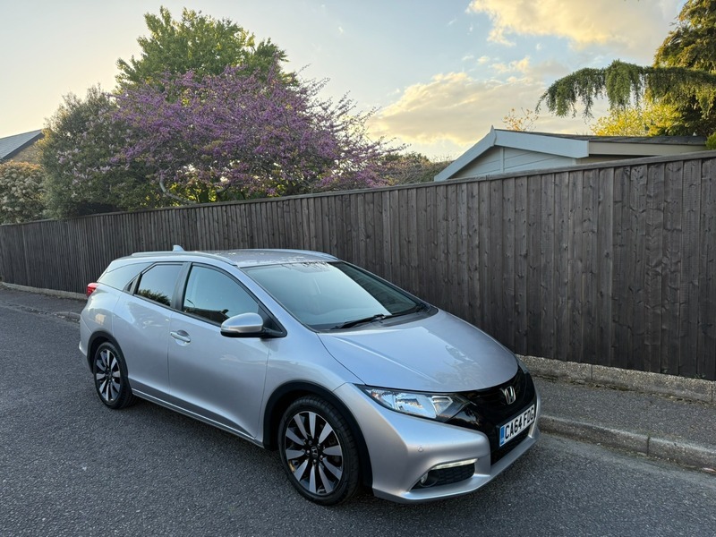 Honda Civic I-vtec Sr Tourer Silver #4
