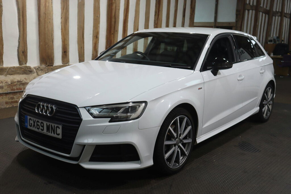 Audi A3 1.6 Tdi 30 Black Edition Sportback Euro 6 S S GX69WNC White #3