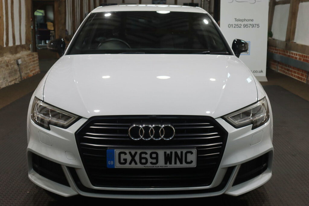 Audi A3 1.6 Tdi 30 Black Edition Sportback Euro 6 S S GX69WNC White #2