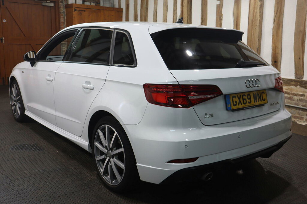 Audi A3 1.6 Tdi 30 Black Edition Sportback Euro 6 S S GX69WNC White #4