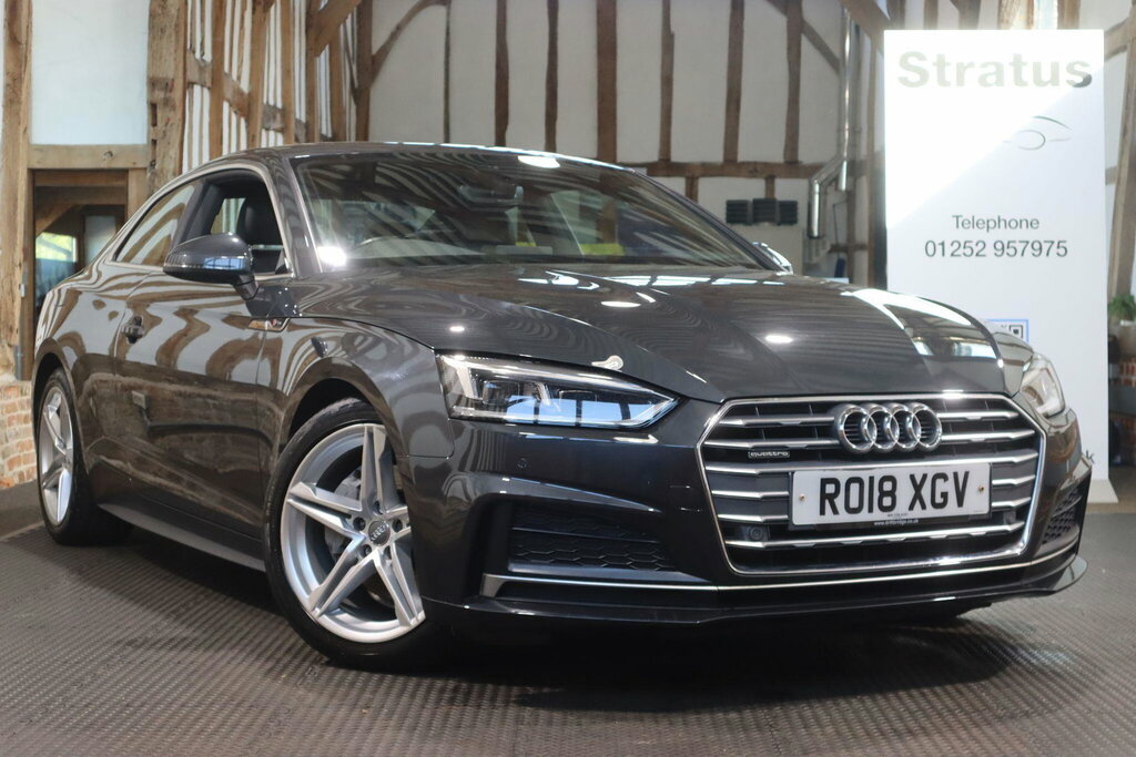 Audi A5 2.0 Tdi S Line S Tronic Quattro Euro 6 S S Grey