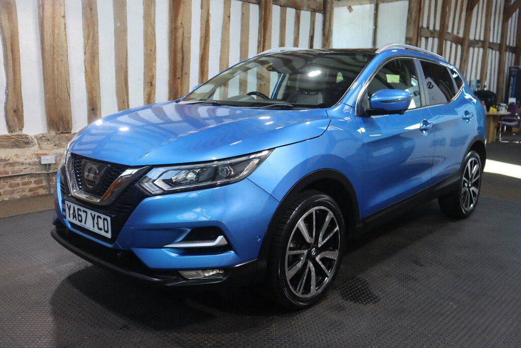 Nissan Qashqai 1.5 Dci Tekna Euro 6 S S YA67YCO Blue #3