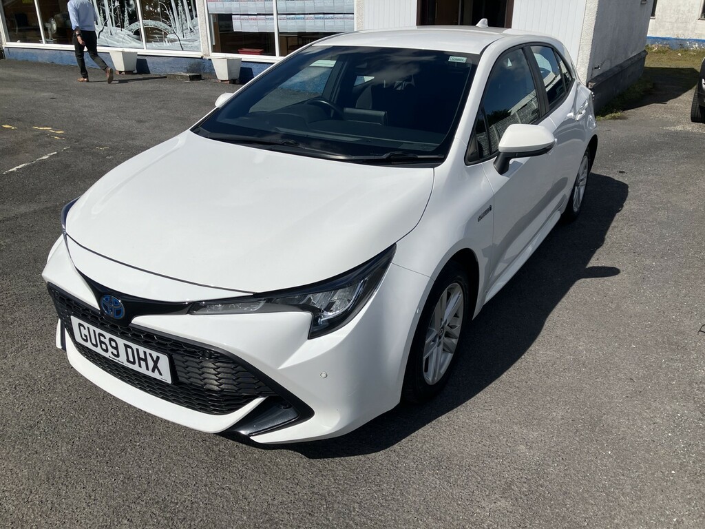 Toyota Corolla Hatchback 1.8 Vvt-h Icon Tech 201969 GU69DHX White #5