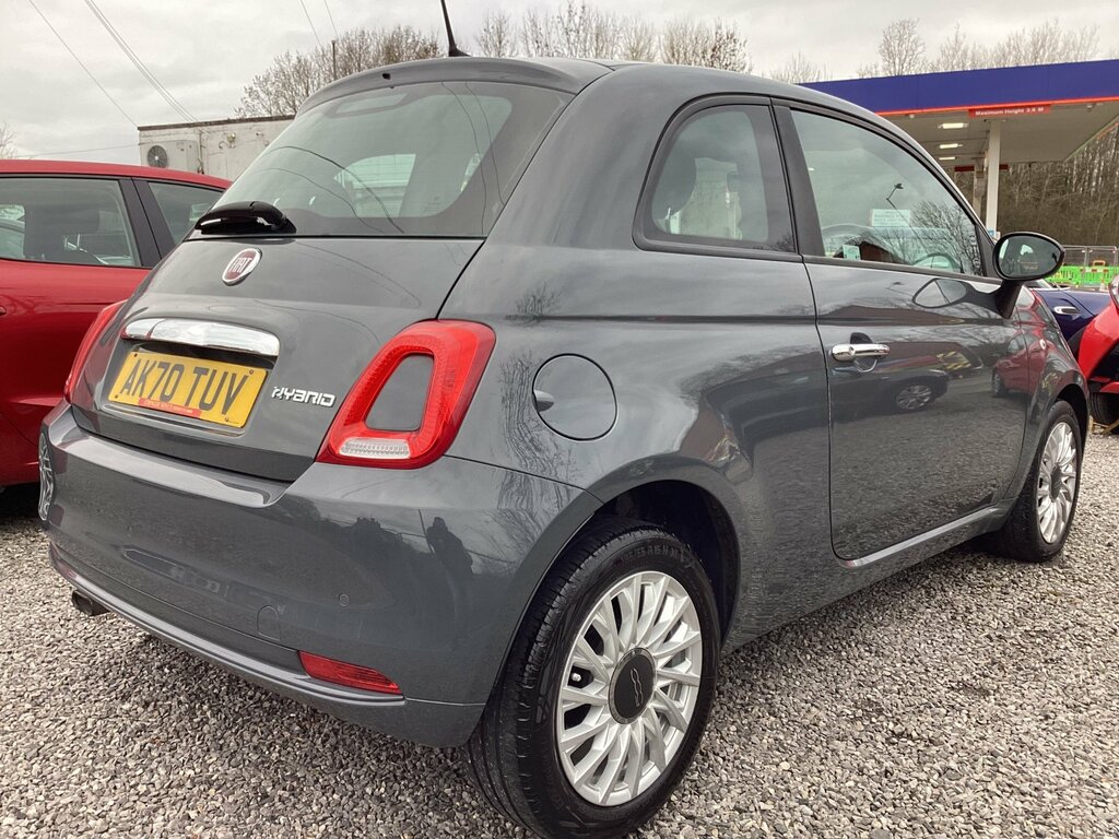 Fiat 500 1.0 Mhev Lounge Hatchback Euro 6 AK70TUV Grey #3