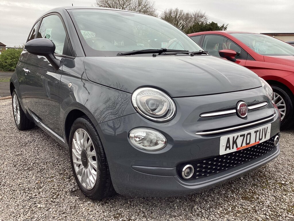 Fiat 500 1.0 Mhev Lounge Hatchback Euro 6 AK70TUV Grey #2