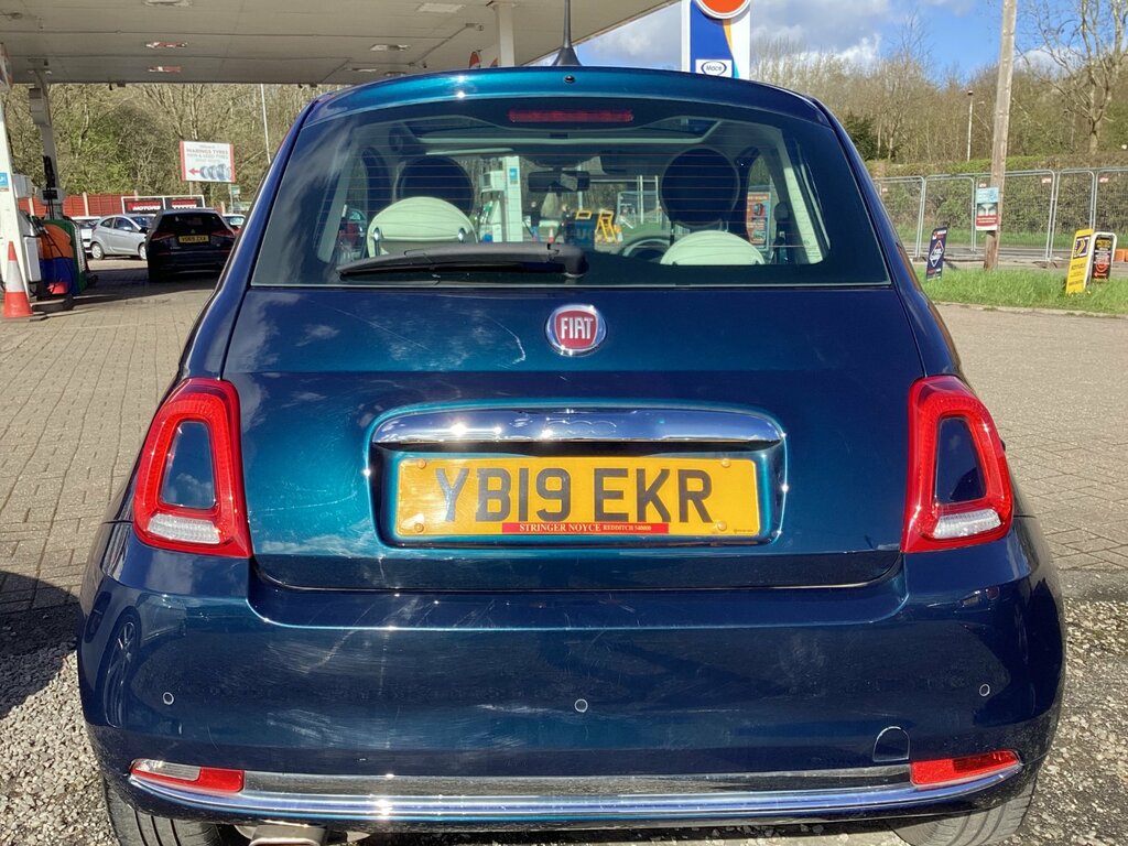 Fiat 500 1.2 Lounge Hatchback Euro 6 Ss YB19EKR Blue #6