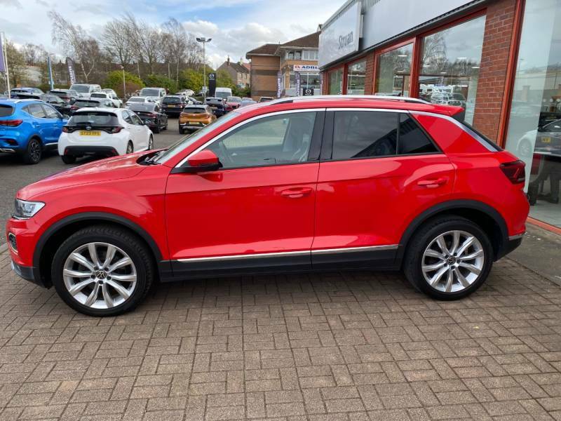 Volkswagen T-Roc Sel 2.0 Tsi 4Motion Dsg - 2021 21 YO21MXL Red #3