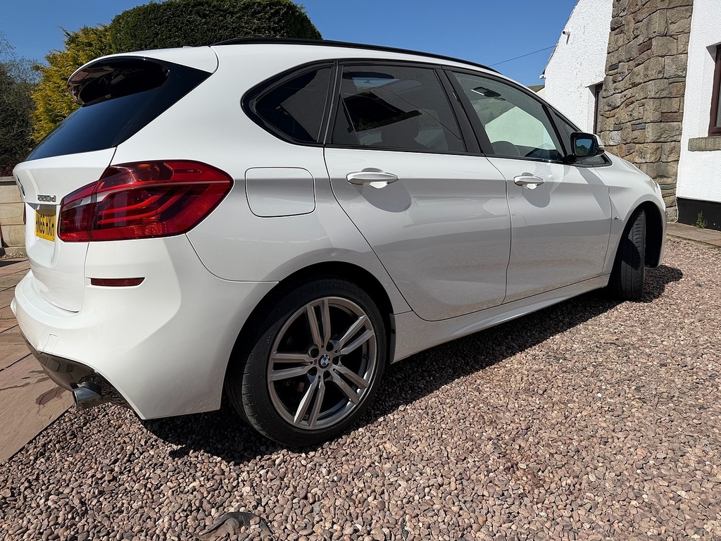 BMW 2 Series Active Tourer X-drive 220D M Sport U710 Ulez HN66HXH White #2