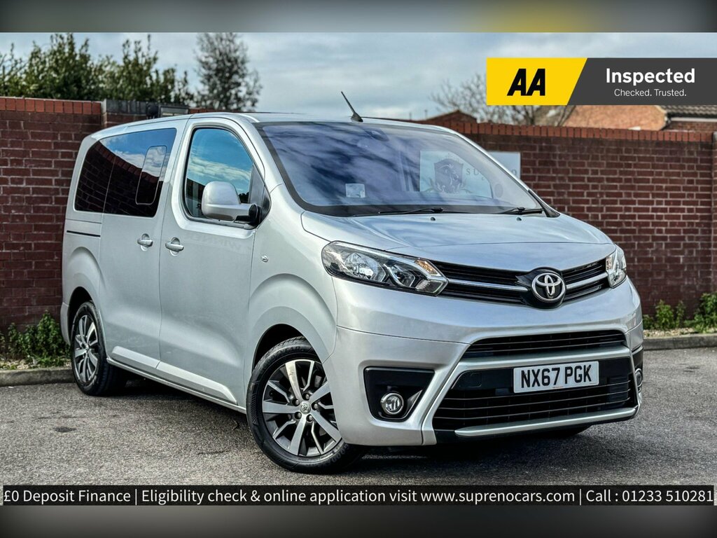Toyota PROACE 2.0D Family Compact Mpv Swb Euro 6 Ss 8 Se Silver