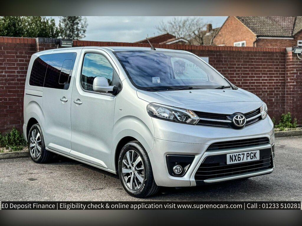 Toyota PROACE 2.0D Family Compact Mpv Swb Euro 6 Ss 8 Se Silver #2