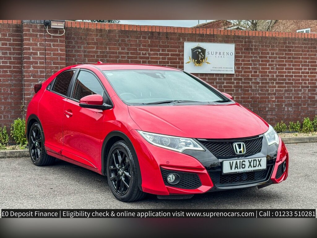 Honda Civic 1.4 I-vtec Sport Euro 6 Ss VA16XDX Red #3