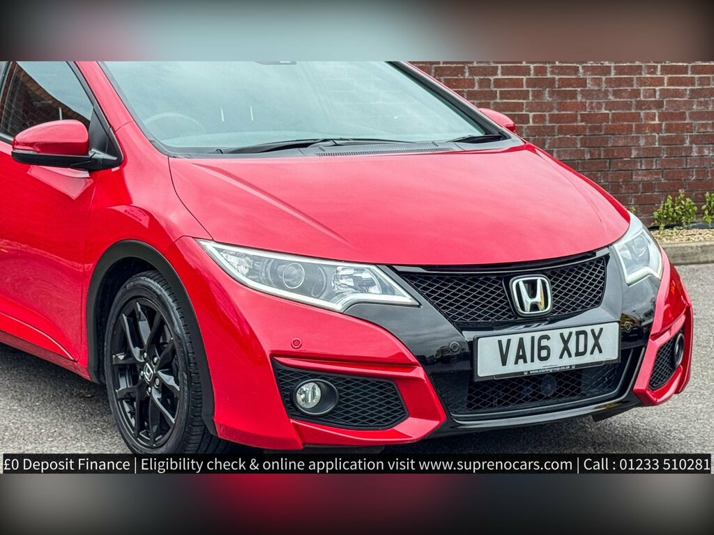 Honda Civic 1.4 I-vtec Sport Euro 6 Ss VA16XDX Red #5