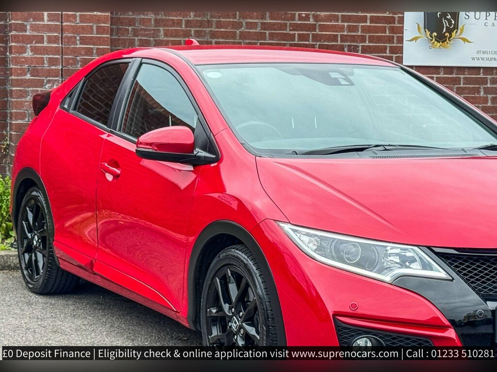 Honda Civic 1.4 I-vtec Sport Euro 6 Ss VA16XDX Red #4