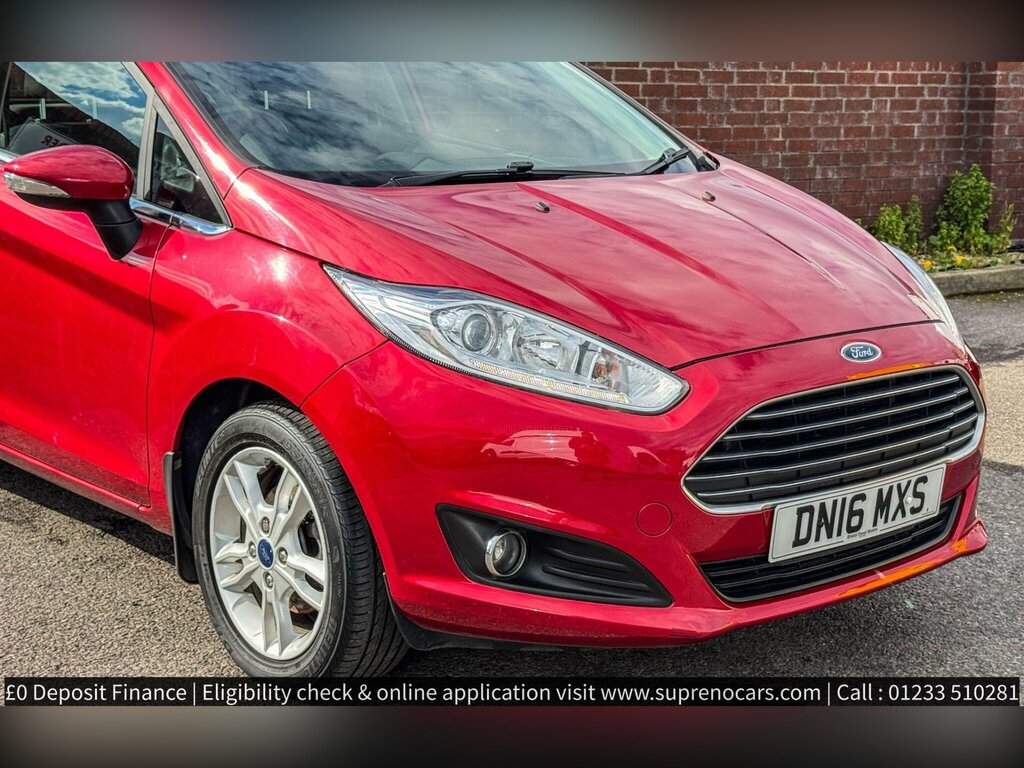 Ford Fiesta 1.0T Ecoboost Zetec Euro 6 Ss DN16MXS Red #4