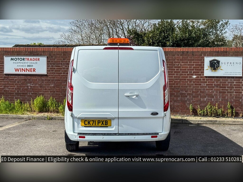 Ford Transit Custom 2.0 300 Ecoblue Limited L2 H1 Euro 6 Ss CK71PXB White #6
