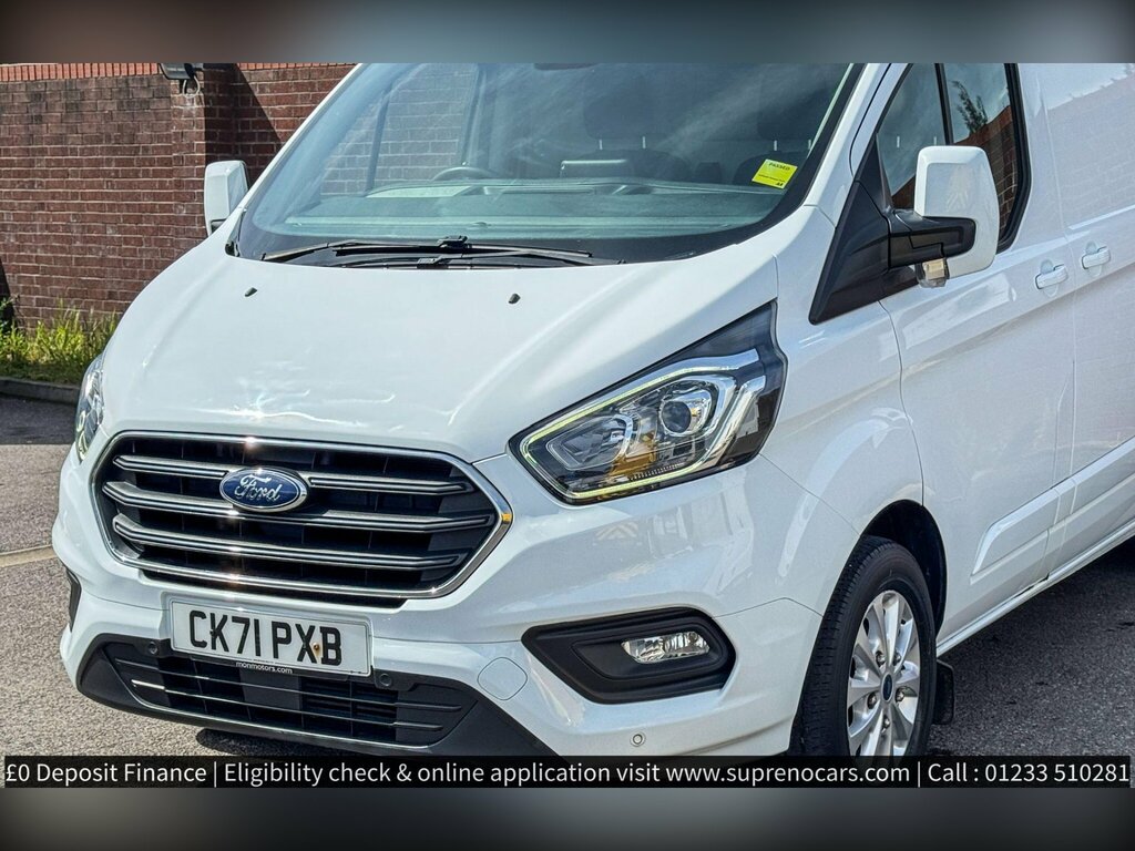 Ford Transit Custom 2.0 300 Ecoblue Limited L2 H1 Euro 6 Ss CK71PXB White #4