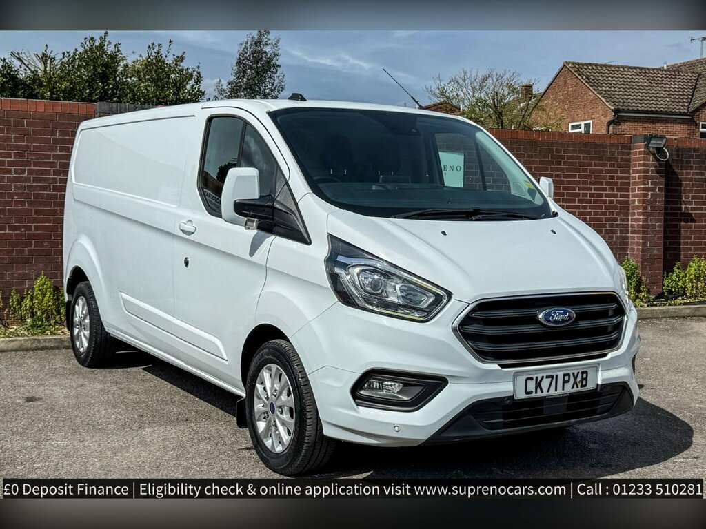 Ford Transit Custom 2.0 300 Ecoblue Limited L2 H1 Euro 6 Ss CK71PXB White #2