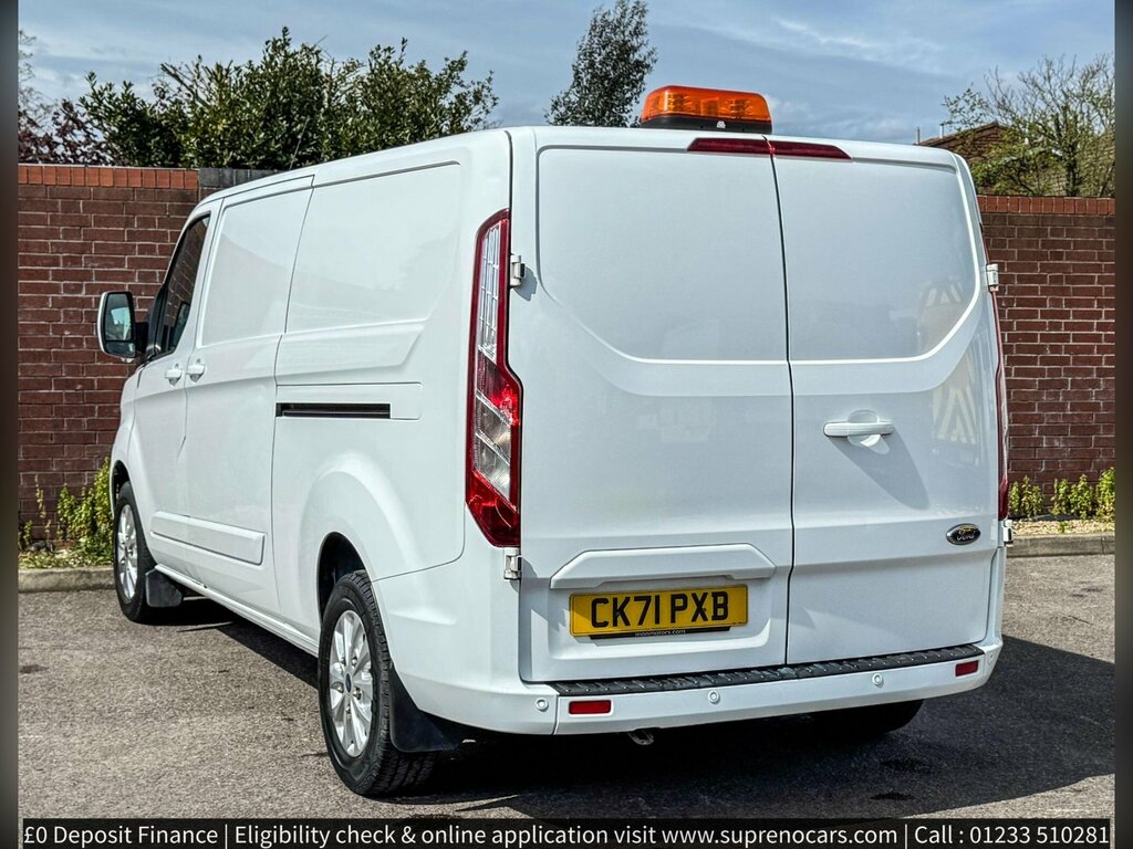 Ford Transit Custom 2.0 300 Ecoblue Limited L2 H1 Euro 6 Ss CK71PXB White #5