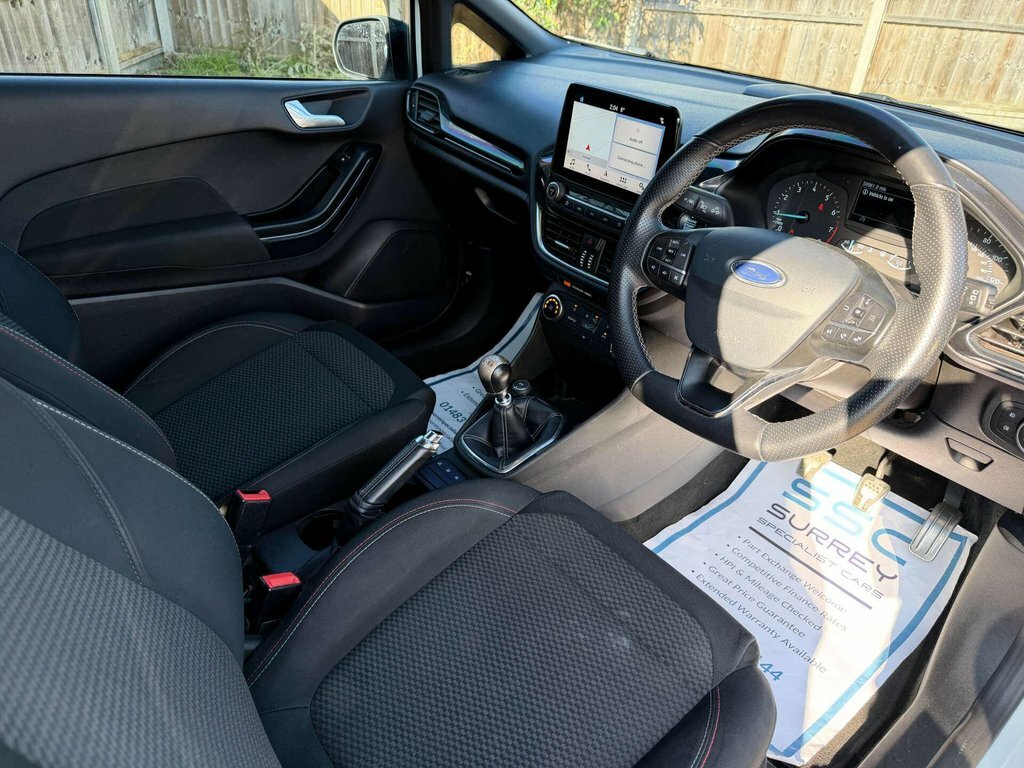 Ford Fiesta 1L St-line BP68MYW White #5