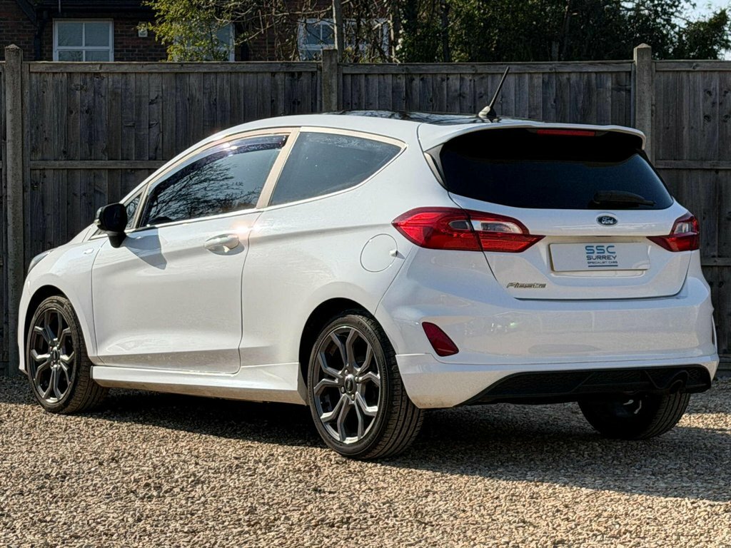 Ford Fiesta 1L St-line BP68MYW White #4