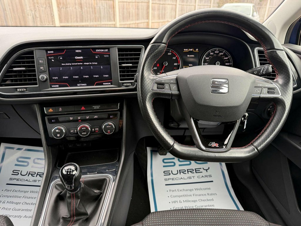 Seat Leon 1.4L Fr Technology YK17SJR Blue #6