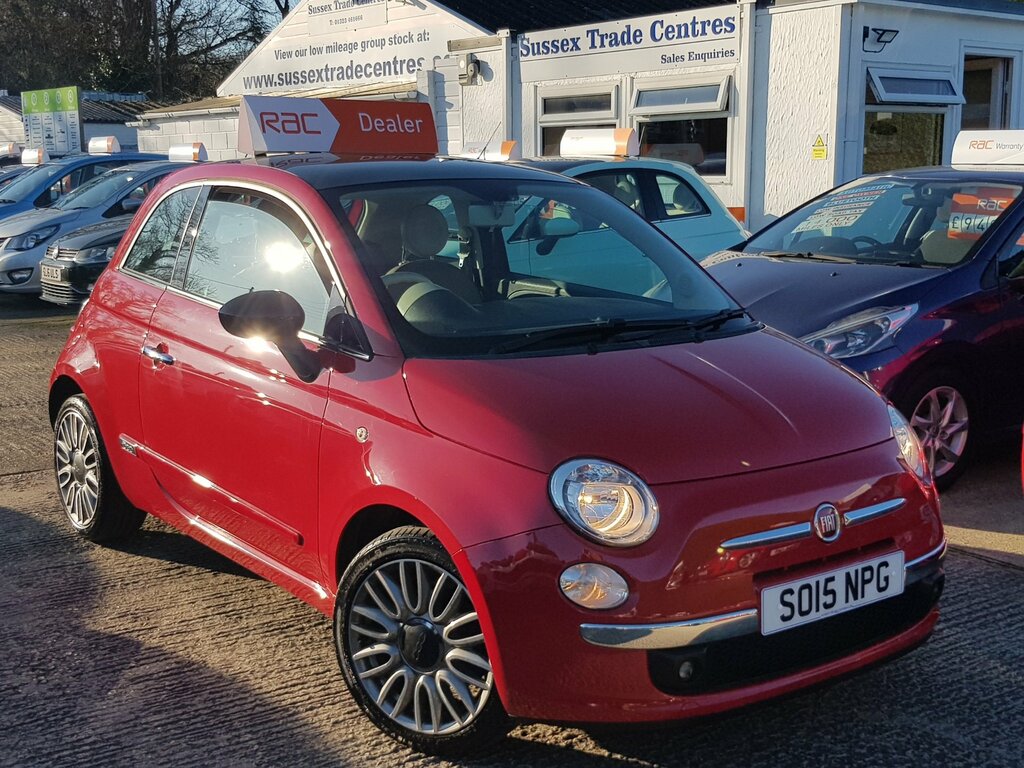 Fiat 500 1.2 Cult - Full Leather Pan-roof SO15NPG Red #2