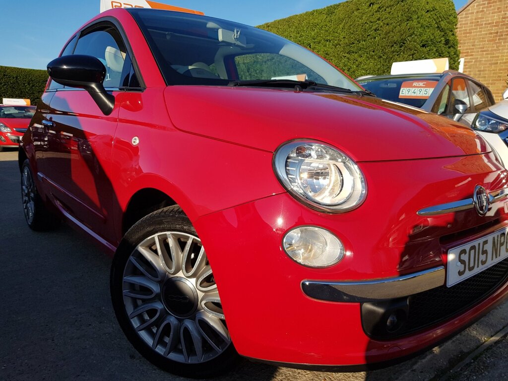 Fiat 500 1.2 Cult - Full Leather Pan-roof SO15NPG Red #4