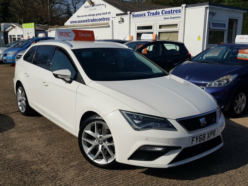 Seat Leon 1.5 Tsi Evo Fr Estate Parking Sensors FY68XPR White #2