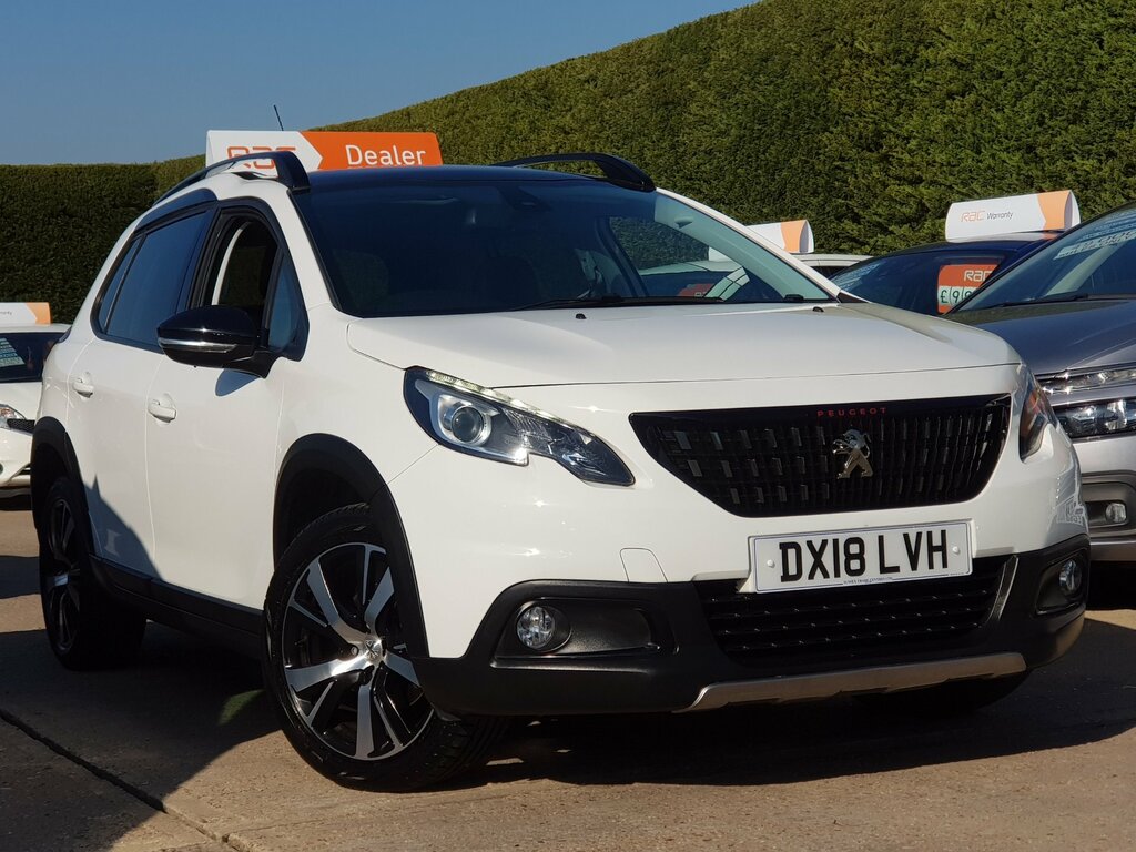 Peugeot 2008 1.2 Gt Line - Sat Nav Pan Roof White