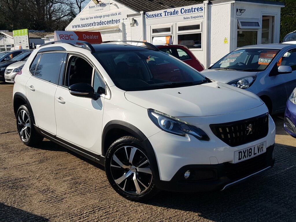Peugeot 2008 1.2 Gt Line - Sat Nav Pan Roof DX18LVH White #2
