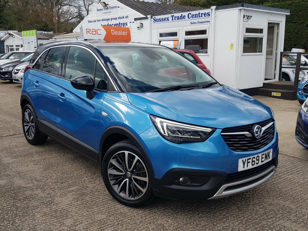 Vauxhall Crossland X 1.2T Elite - Sat-nav, Only 29,000 Miles YF69EMK Blue #2