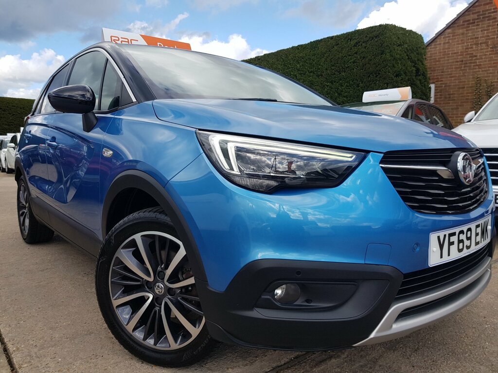 Vauxhall Crossland X 1.2T Elite - Sat-nav, Only 29,000 Miles YF69EMK Blue #4