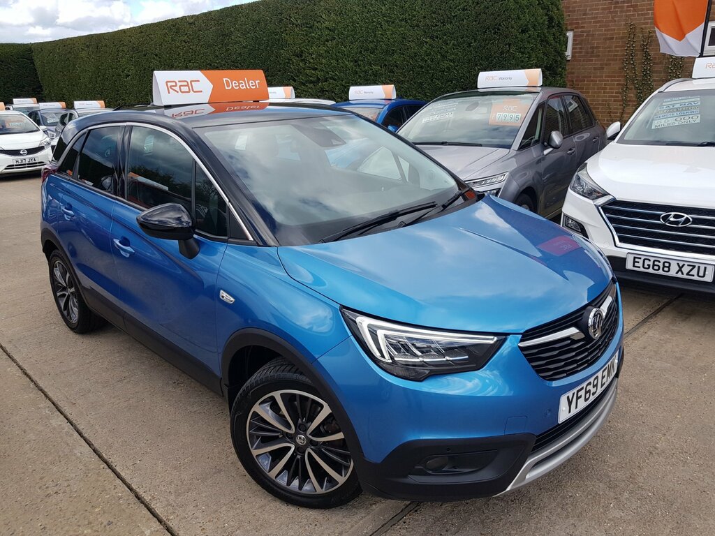 Vauxhall Crossland X 1.2T Elite - Sat-nav, Only 29,000 Miles YF69EMK Blue #3