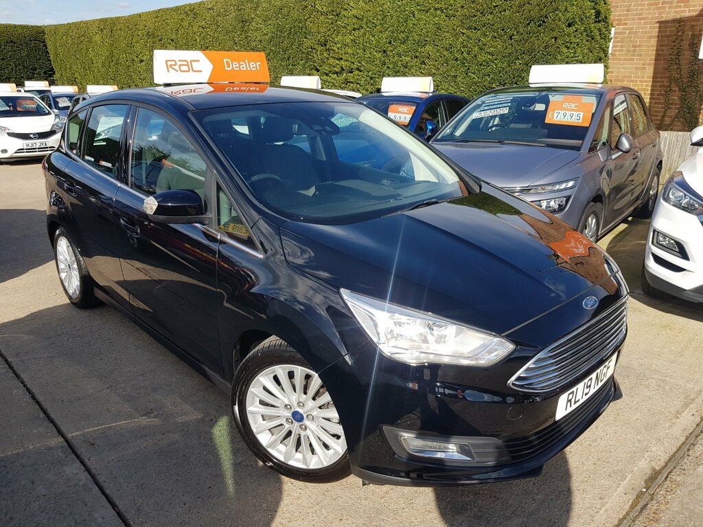 Ford C-Max 1.0T Titanium - Sat Nav, Exceptional Condition RL19NGF Black #3