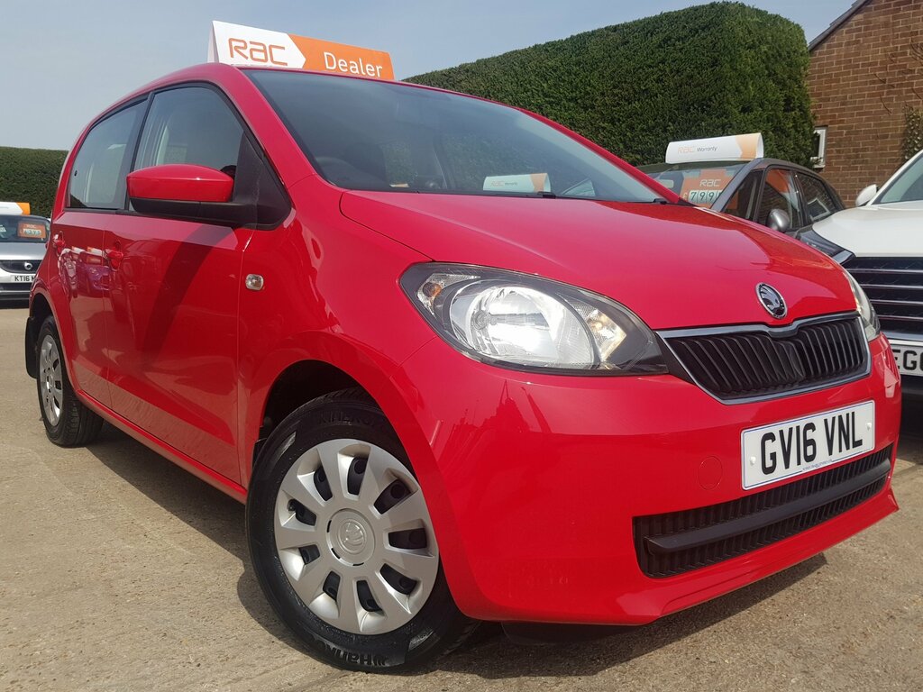 Skoda Citigo 1.0 Mpi Se - One Lady Owner - Full Service His GV16VNL Red #3
