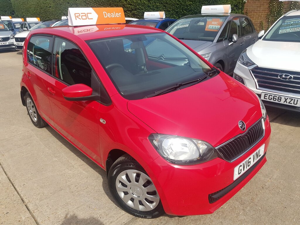 Skoda Citigo 1.0 Mpi Se - One Lady Owner - Full Service His GV16VNL Red #4