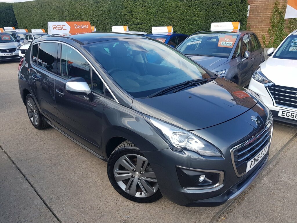 Peugeot 3008 1.6 Bluehdi Allure - Sat-nav Pan Roof. Low Tax KW16CTX Grey #3