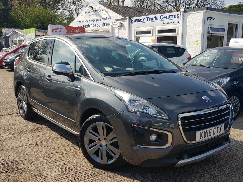 Peugeot 3008 1.6 Bluehdi Allure - Sat-nav Pan Roof. Low Tax KW16CTX Grey #2