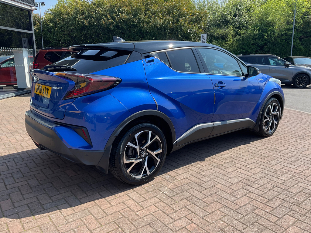 Toyota C-Hr 1.8 Vvt H Dynamic Suv Hybrid Cvt BP18AYX Blue #4