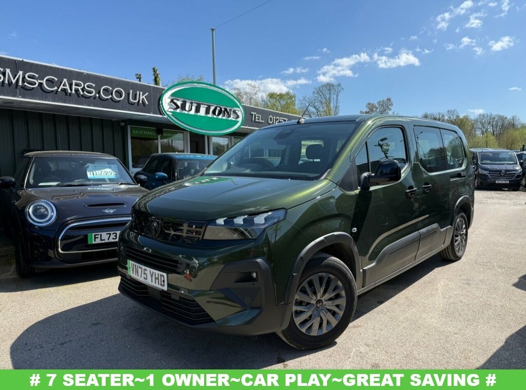 Peugeot e-Rifter Mpv Green