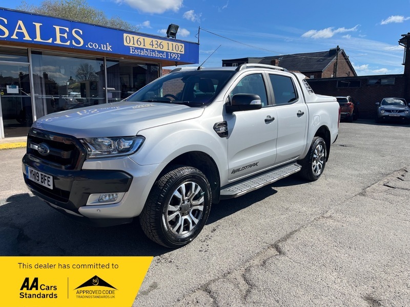 Ford Ranger 3.2 Tdci Wildtrak Pickup YH19BFE Silver #2